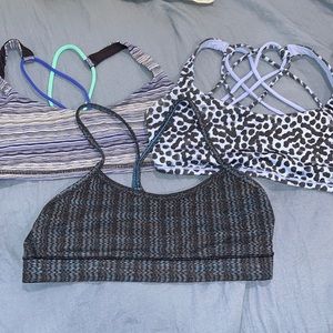 3 pk Lululemon sports bras